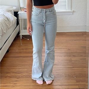 Cotton On Flare/Bootcut Blue Jeans (Lightwash)